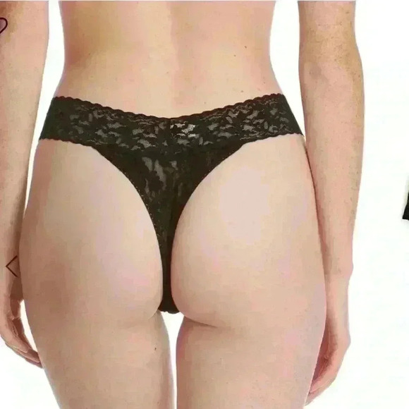 Hanky Panky - Signature Lace Original Rise Thong  Black  (NWT) - Picture 3 of 6